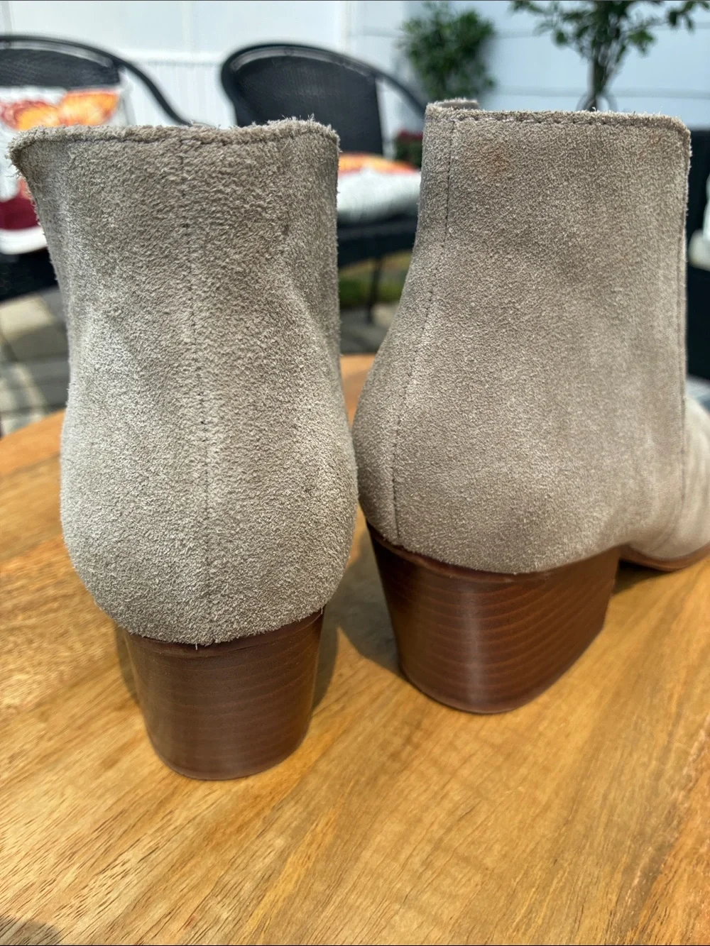 Dolce Vita Daine Tan Suede Ankle Bootie, 2.5